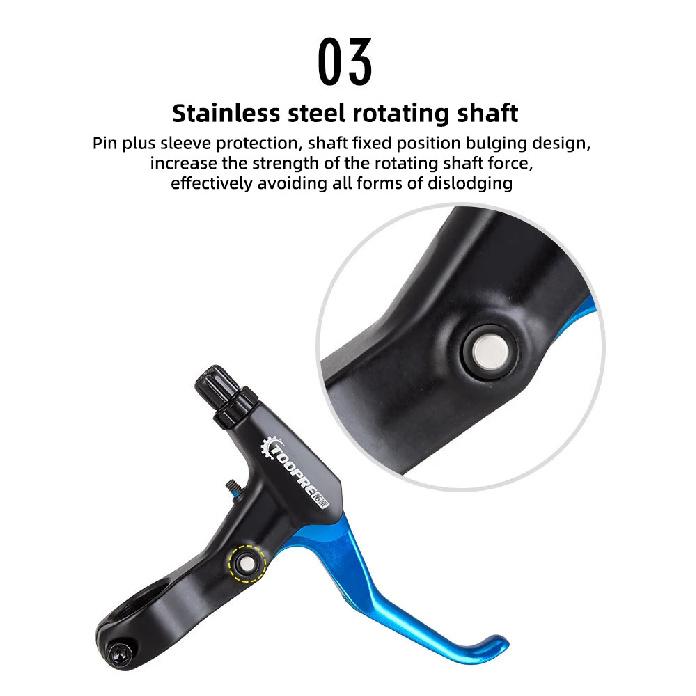 Toopre Bicycle Brake Lever Handle Aluminum Alloy Mountain Bike Brake Lever Fr5 Children's Bicycle Brake Lever Universal