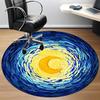 1 Stück Sternenhimmel Stuhlteppich für das Büro, Weich, Rutschfeste Polyestermatte, Büro, Wohnzimmer, Schlafzimmer, Langlebiges Polyester yy251207132