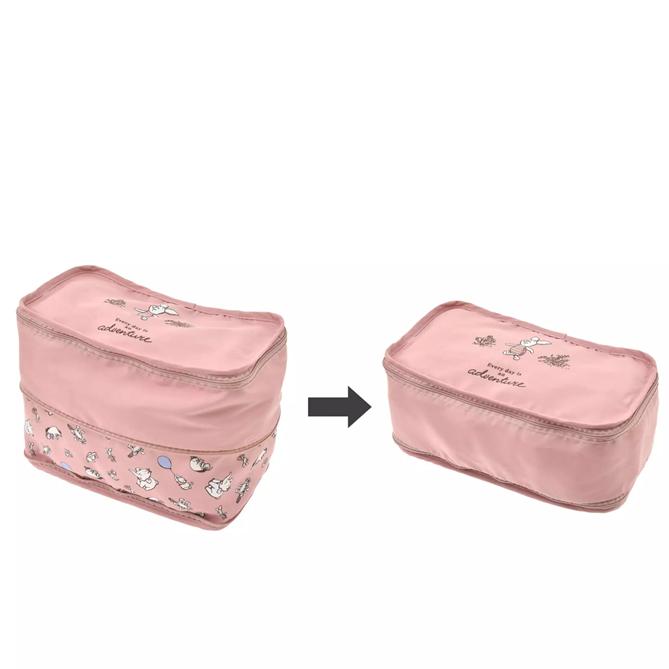 Disney POOH TRAVEL Piglet Clothes Compression Storage Pouch (S) Japan NEW