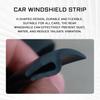 1.7M/ 5.6Ft Windshield Cowl Molding Rubber Seal Trim Strip, Weather Sealed Stripping Seal Strips, Black Window Door Sunroof Seal For Car/Truck/SUV