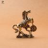 52g Brass Horse Step On Coins Lucky Statue Feng Shui Desk Miniatures Pure Copper Crafts Collections china Home Office Figurines