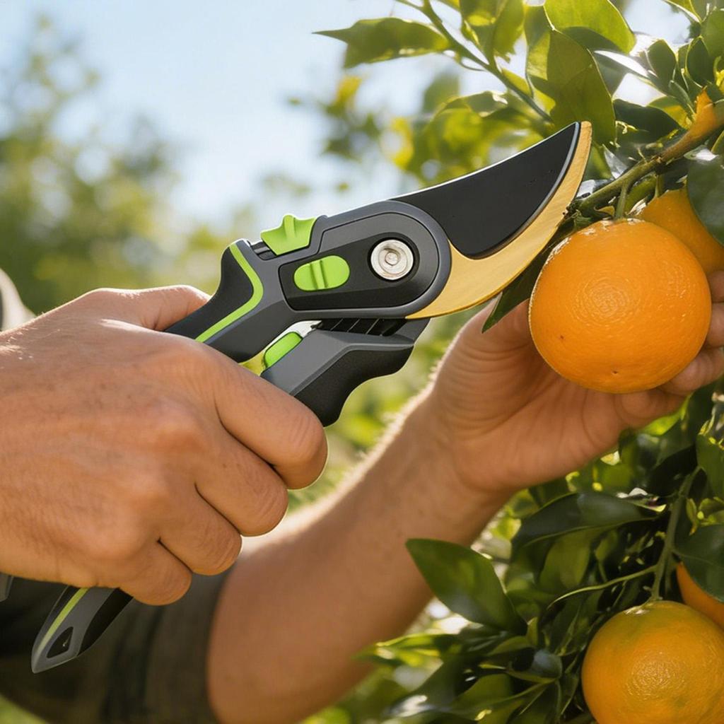 Garden Pruning Shears Ergonomic Non Slip Pruner Cutter Gardening Pruning Shears for Tree Plant Flower Branch Lawn Indoor Outdoor