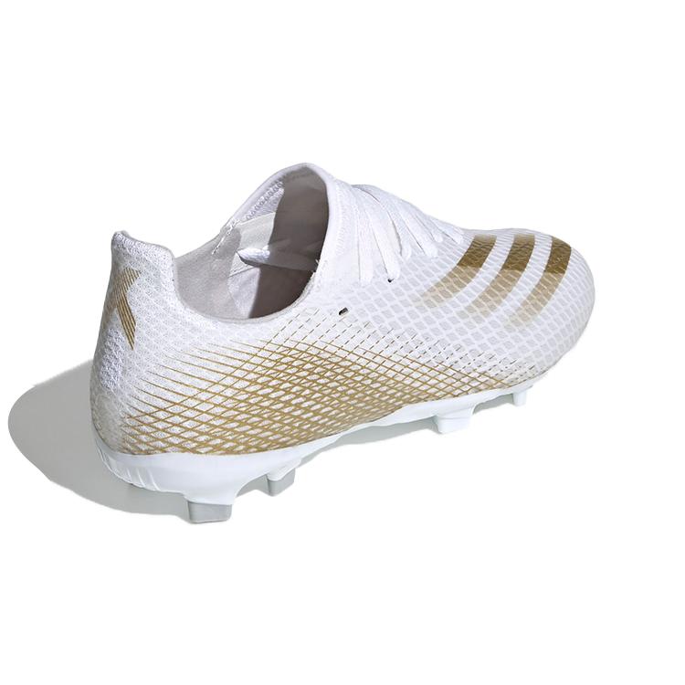 adidas X Ghosted 3 FG White Metallic Gold Melange Kids EG8210