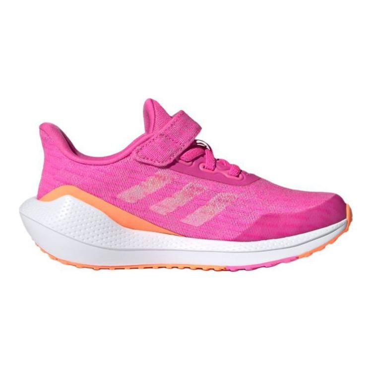 adidas EQ21 Run Velcro J Fabric Breathable Low Top Kids' Running Shoes Pink Kids' FX2255