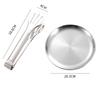 Stainless Steel Tableware, Western Cuisine, Steak, Knife, Fork, Spoon, Plate Set, Outdoor Camping, Portable Bag Set