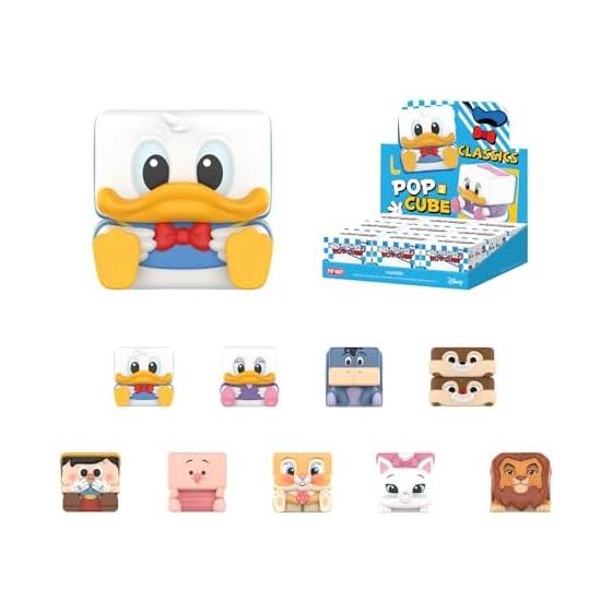 POP MART Disney Classics POP CUBE-2 Series [1 Piece] Pop Mart Gacha Gacha Blind Box Figure Plastic Model Premium Toy Soft Vinyl Original Character