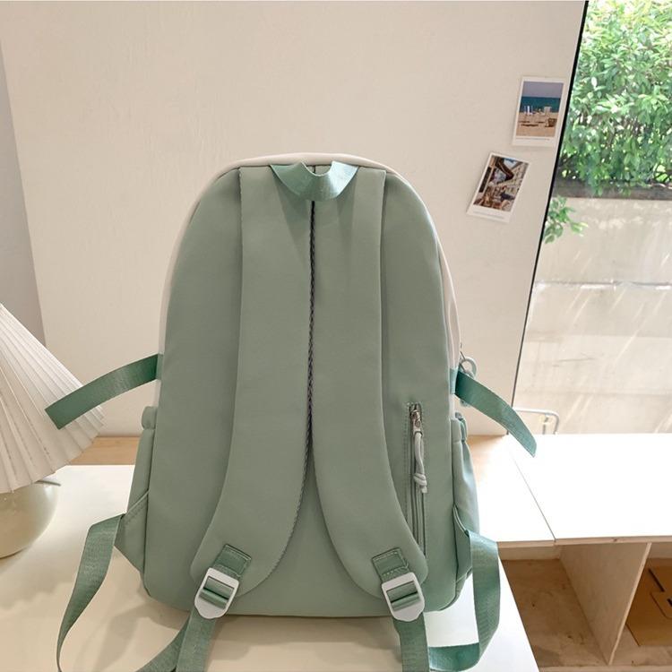 Schoolbag Korean college style backpack for female junior high school students niche cute foreign style fashion casual schoolbag girls simple backpack