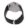 CASIO Casio Standard Dress Watch Analog Stainless Steel Leather Silver Black Men's MTP-V005L-1B5
