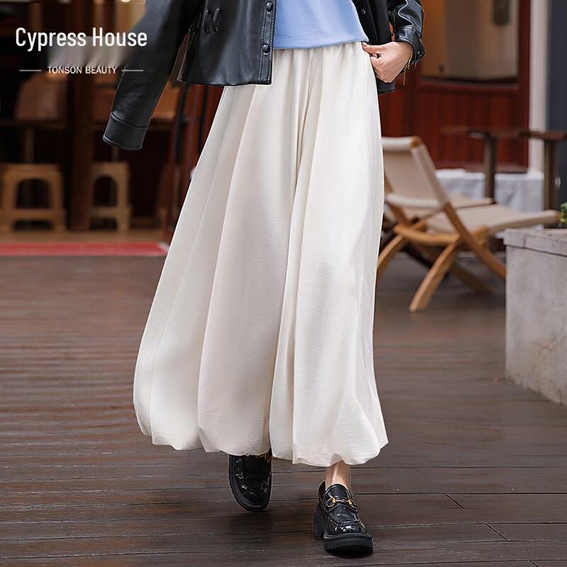 Женская однотонная юбка-миди А-силуэта на эластичной талии L