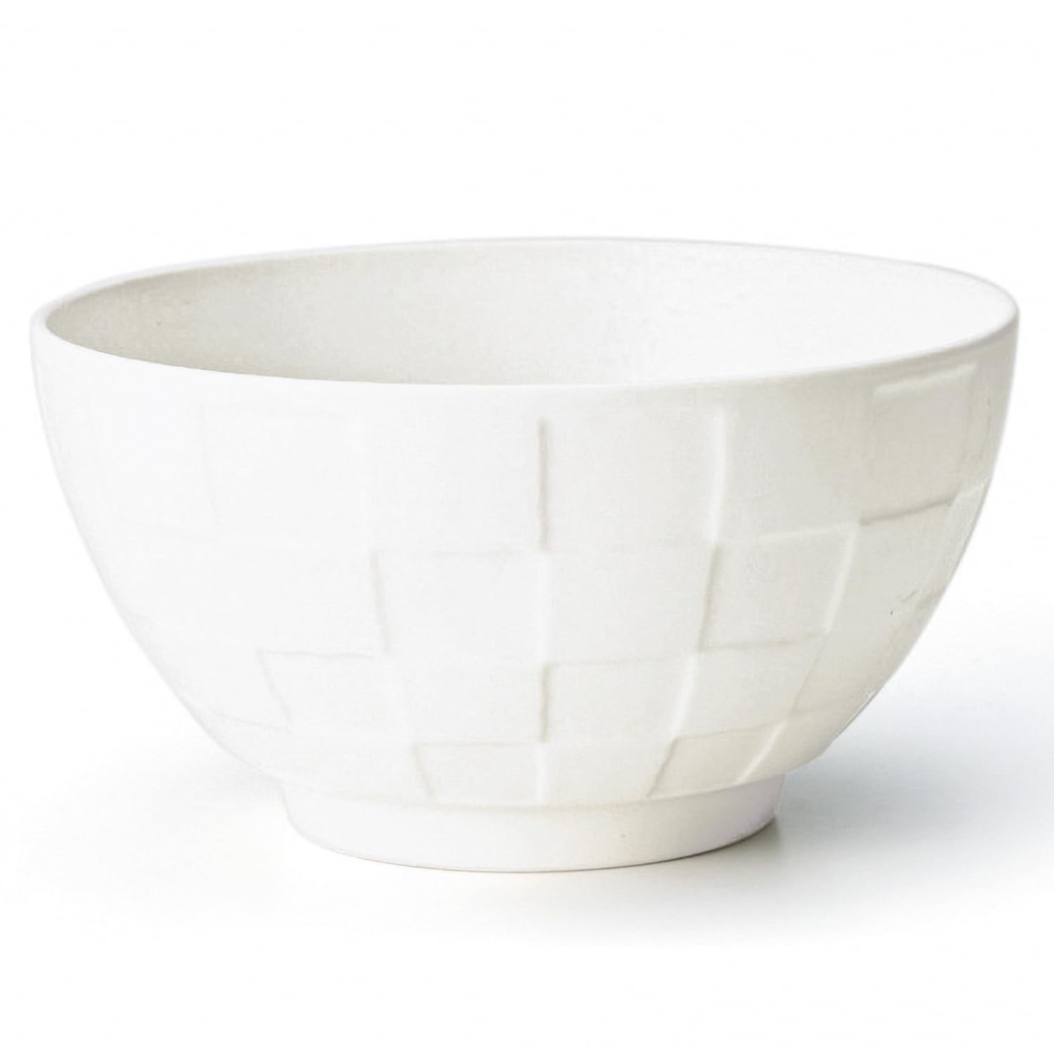 

TAMAKI Fortemoa Nagomi Rice Diameter x Lightweight and Oven 5-inch Bowl, White, Shaved, 15.7cm 8.4cm Height, Porcelain, Microwave, Dishwasher, Safe,