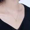 Hip Hop Ins Style Zircon Fatima Hand Pendant Necklace Unique Clavicle Chain Women