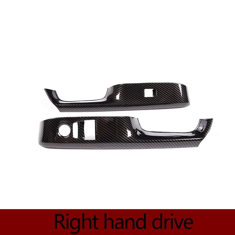 ABS Carbon Fiber For Toyota GR Supra A90 2019-2025 Center Console Control Panel Steering Wheel Window Glass Lifting Sticker