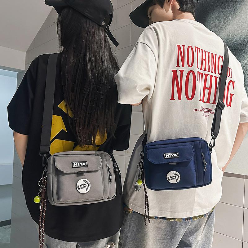 

Women s Crossbody Bag Shoulder Small Square Bag Men Mobile Phone Bag сірий