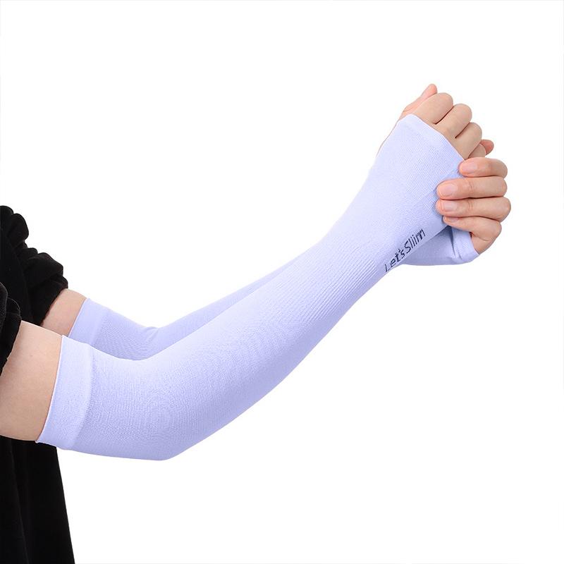 Summer Sun Protection Arm Sleeves Uv Protection Ice Sleeves Arm Protectors For Driving And Cycling Ice Silk Sleeves Unisex