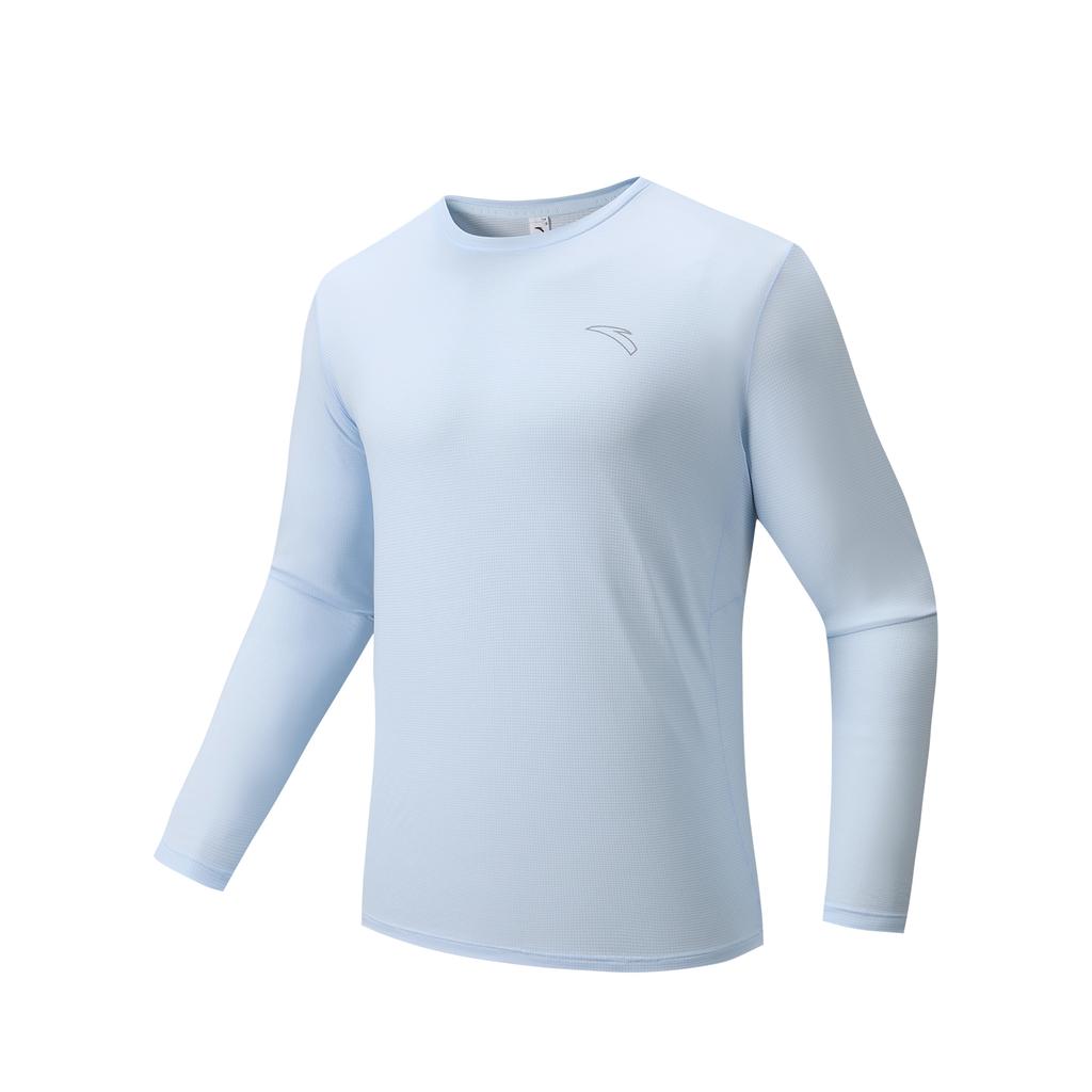 Anta Comfortable Versatile Casual Simple Long Sleeve T-Shirt Men Tops 952615404-2