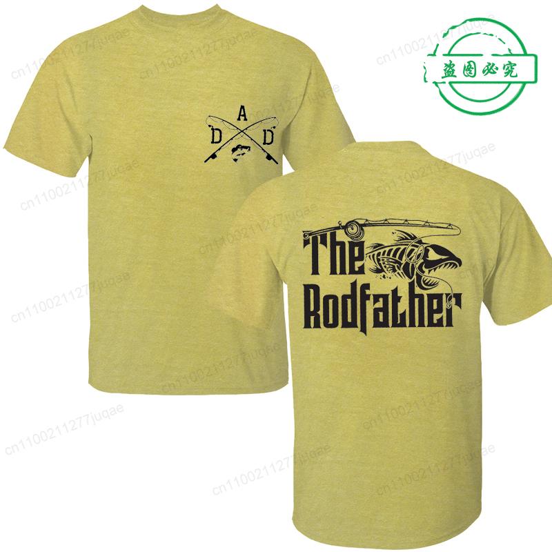 Men's Clothing Funny Fishing Shirt for Dad Print TShirt Fisherman Tee with Dad Joke Funny Tees Fashion Graphic Tshirts Clothing