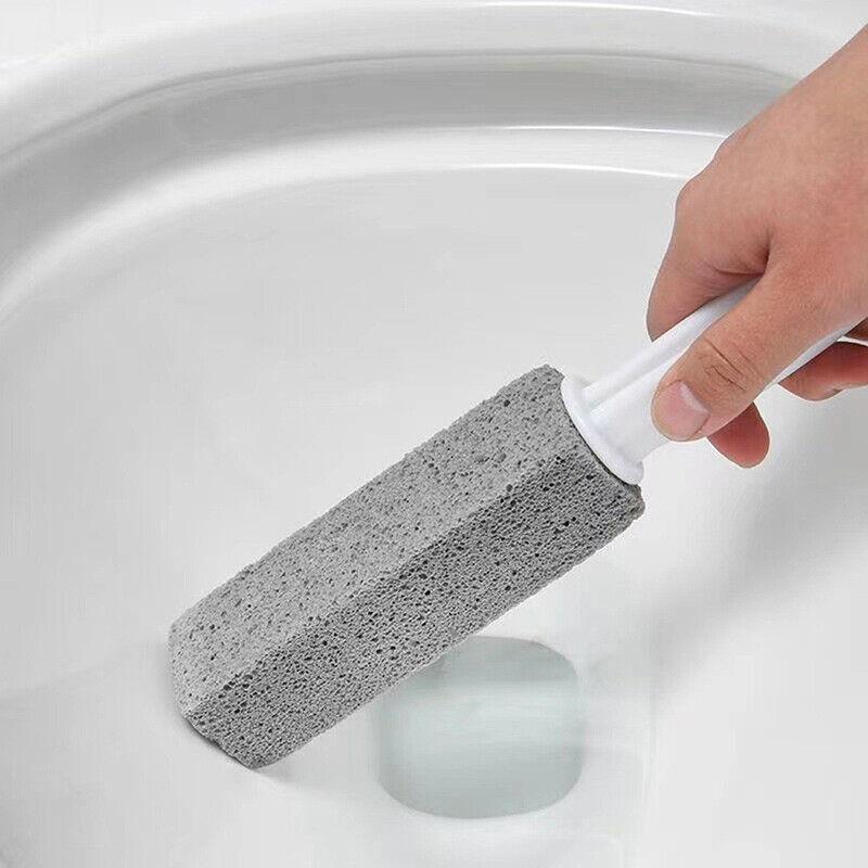 Pumice Stone Toilet Brush Household Toilet Bowl Cleaner Limescale Stain Remo-XA