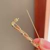 Simple Fashion Chain Pin Brooch for Women Waist Tighting Clip Safety Pin Brooch Sweater Cardigan Buckle Brooches Jewelry Gift