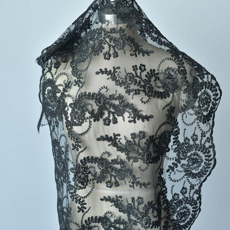 Embroidery Lace Accessories, Bridal Wedding Dress Diy Handmade Lace Clothing Clothes Sequined Lace Fabric Fabric