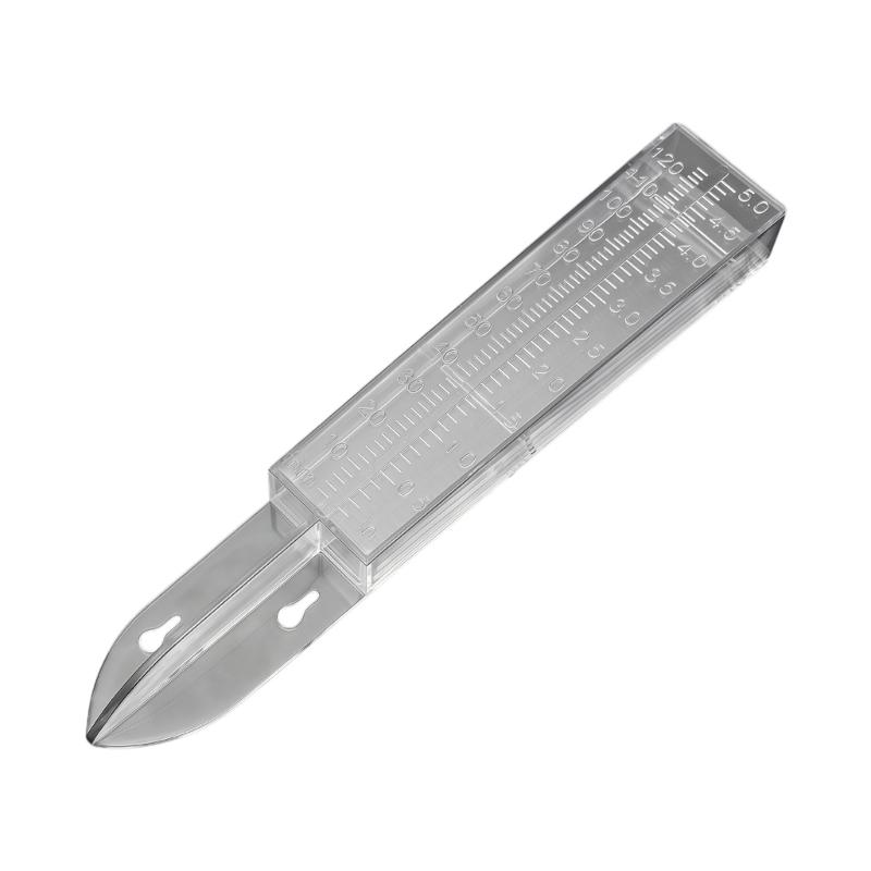 Plastic Rain Gauge For Garden Landscaping Agriculture With Clear Scale And Ground Spikes Design Easy To Install And Read