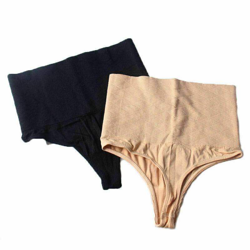 Womens Shaper Body Thong Gstring High Waist Tummy Control Shapewear Invisible
