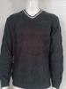 Men's V-Neck Cable Knit Sweater with Ribbed Trim, Casual Pullover in Multiple Colors