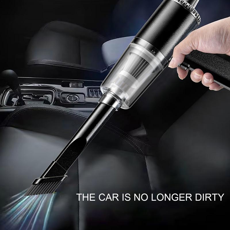 Car Handheld Vacuum Cleaner 120W Cordless Auto Mini Vacuum High Suction Cleaning Tool For Home Car Desktop And Other Places