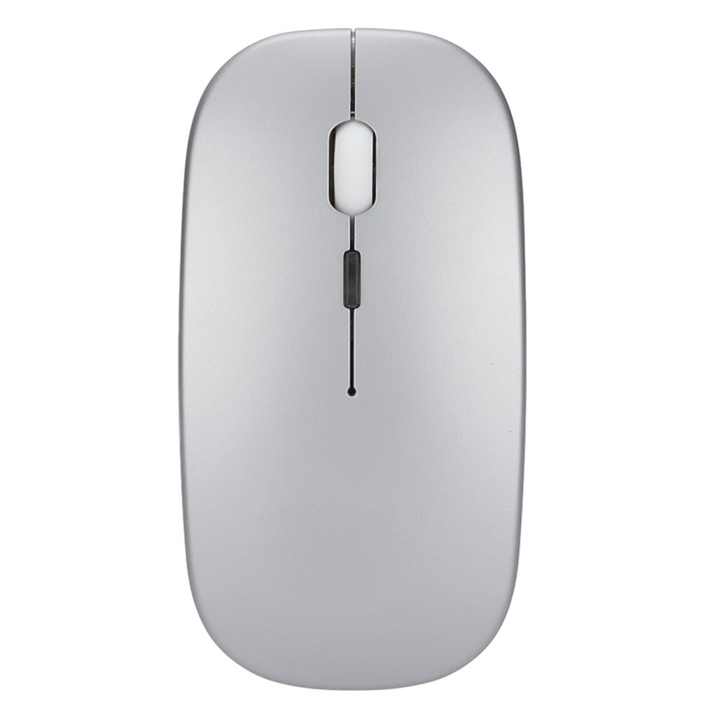 Wireless Optical Mouse 2.4GHz DPI Regulation Silent Switch Colorful Lights Office Light MouseSilver