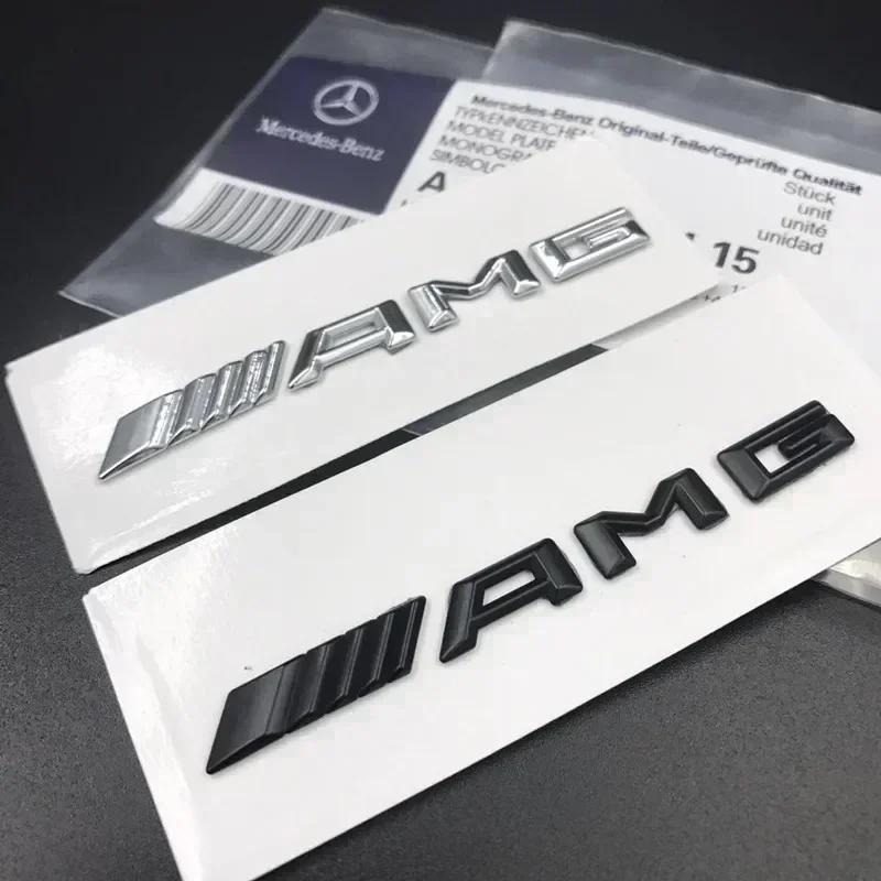 Car Emblem Sticker Accessories For Mercedes Benz AMG 4 Matic Brabus Maybach Smart W204 GLC CLA GLK W205 W203 W206 W108 W124 W126