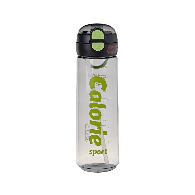 Water Bottle New Double Drink Bounce Cover Water Cup Easy Cup Large Capacity Summer Portable Plastic Student Sports Cup