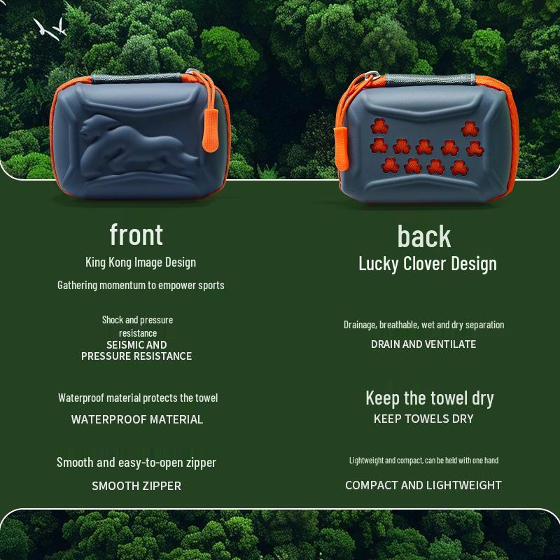 EVA Sports Quick-Drying Travel Towel - Portable, Sweat-Absorbing, and Fast-Drying for Fitness, Swimming, and Bathing.