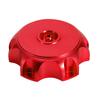 Motorcycle CNC Aluminum Gas Fuel Tank Cover Cap with Breather Vent (Red)