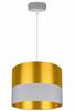 CEILING HANGING LAMP, GOLDEN LAMPSHADE, LED