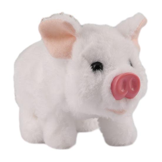 

Electric Plush Pig Toy with Lifelike Sound Movable Nose Interactive Walking Pig Plushie Toddlers Simulation Stuffed Animal Toy