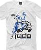 Judo Sport Walki Koszulka Unisex Krótki Rękaw Casual Bawełna Okrągły Dekolt Koszulki Harajuku
