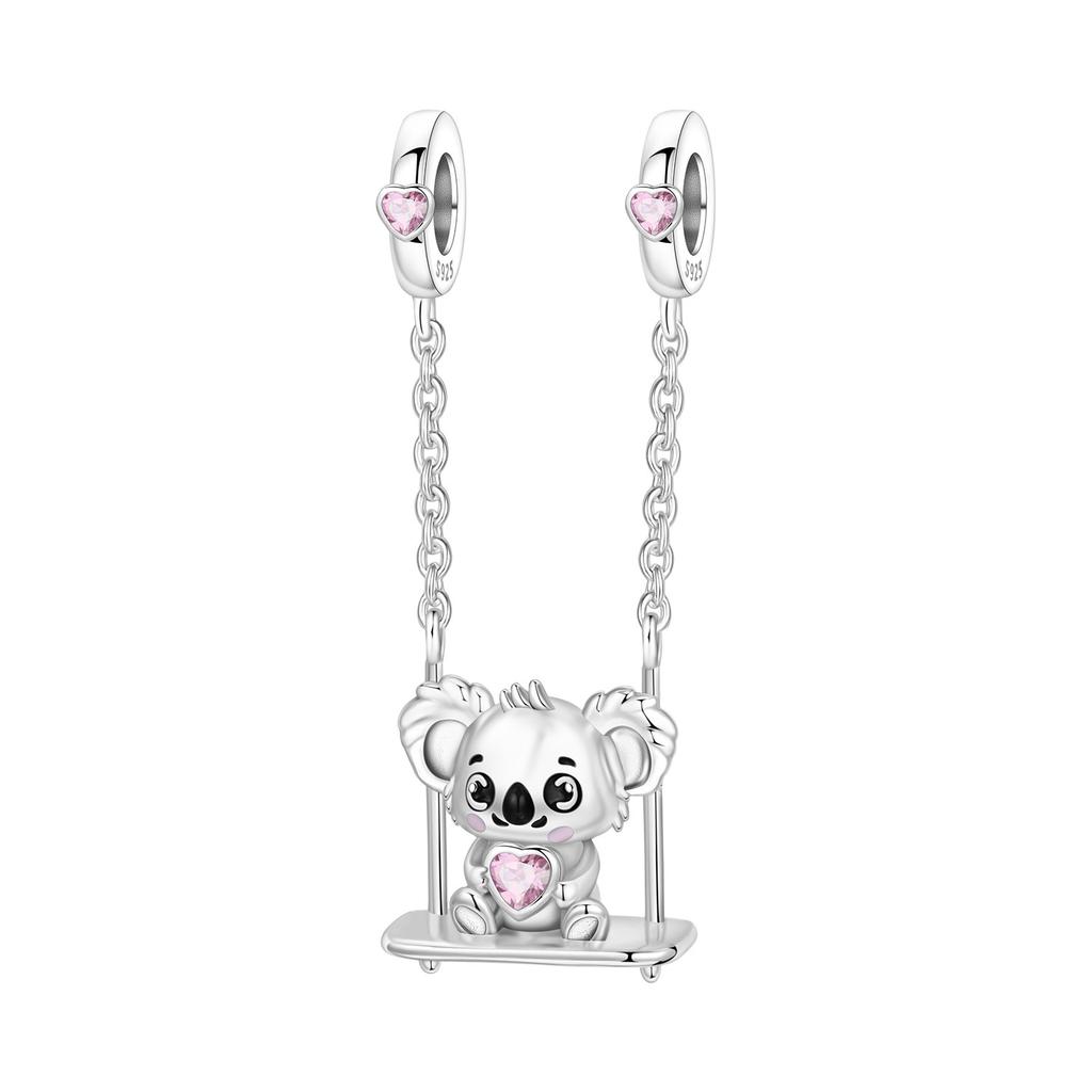 Orstarry 925 Silver Sausage Dog Animal Beads Original Pendants Bracelet Charm Jewelry Party DIY Trendy Gifts