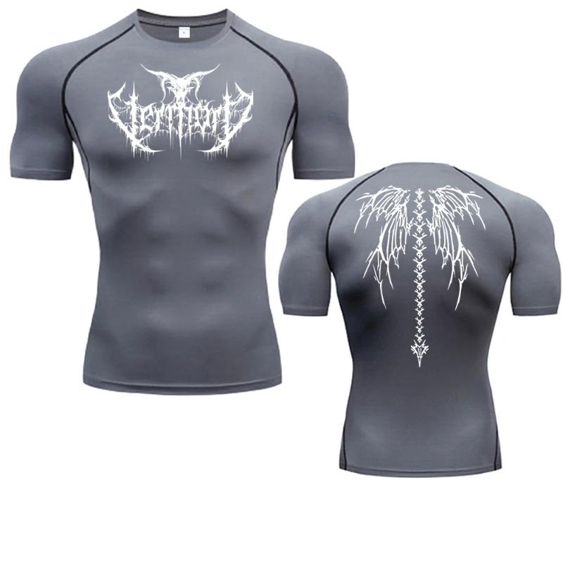 

Men s Sports Short Sleeve Running T-shirt Top Effective Quick Drying Sweat Absorbent Comfortable Breathable Sweatshirt Elastic Top XXXL