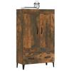 Vidaxl Cabinet, Smoked Oak, 70X31X115 Cm, Wood-Based Material