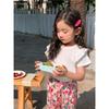 Girls' Casual Short-sleeved T-shirt - Spring/Autumn Children's Cute Top