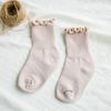 Herfst Baby Meisjes Jongens Effen Witte Zachte Katoenen Sokken Peuters Kinderen Ruche Prinses Kousen voor 1-10Y Pasgeboren Kinderen Baby