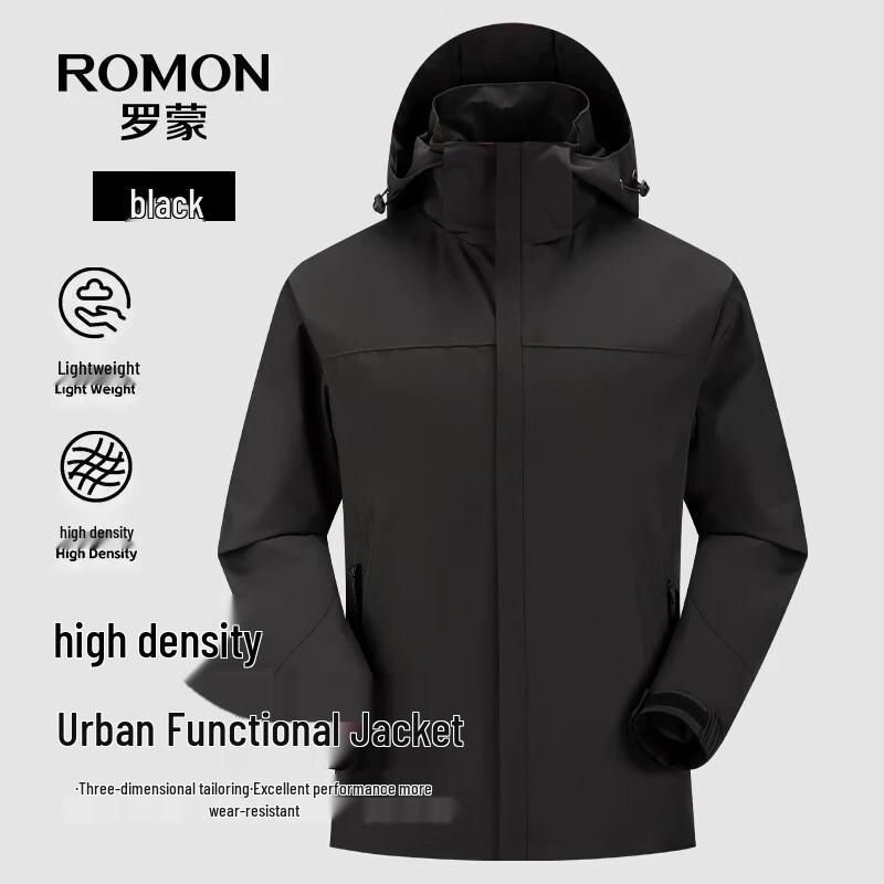 

Luomeng Unisex Detachable Hood Hiking Jacket 170