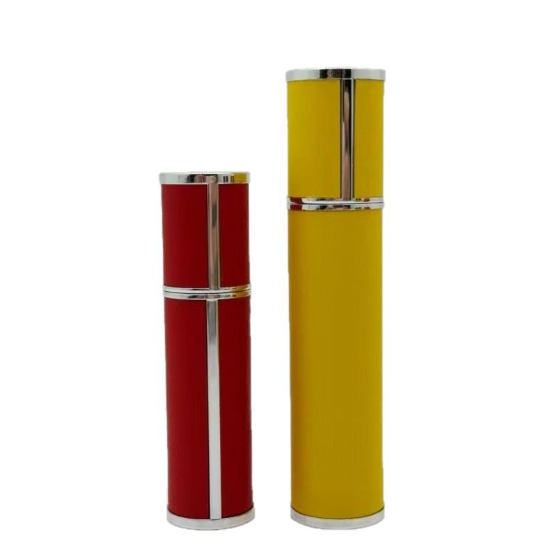 Lambskin Portable 5ml/10ml Perfume Spray Bottle - Detachable Travel Sample Bottle In Stock