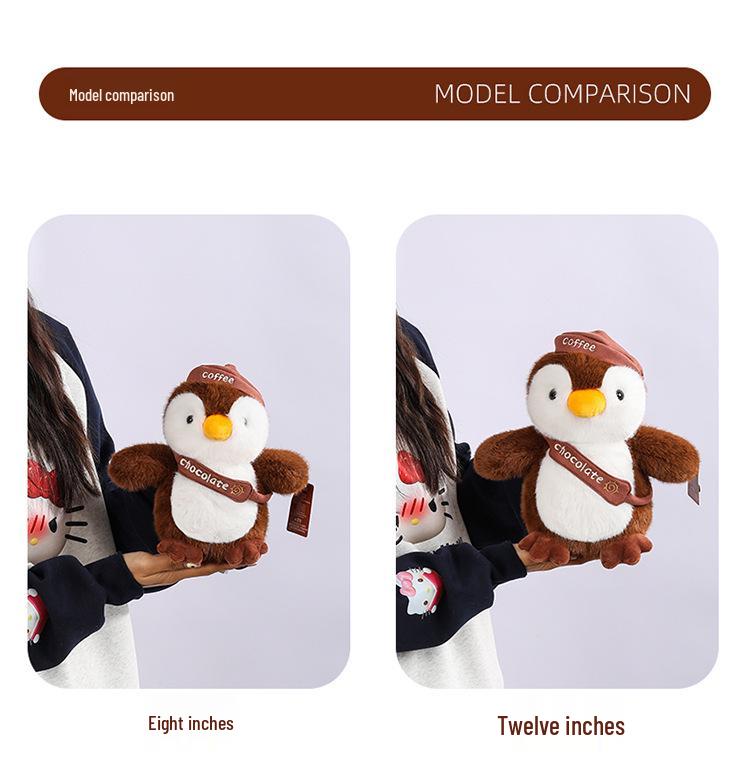 Graduation-Ceremony Penguin Plush Toy with Hood