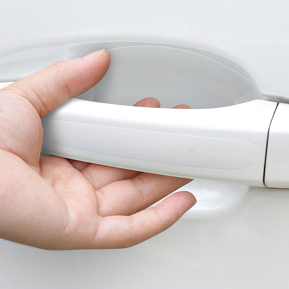 8 st TPU Bil Dörrskål Repskydd Klistermärke Klar Dörrskål Handtagsskydd Klistermärke Ytskydd Film Biltillbehör