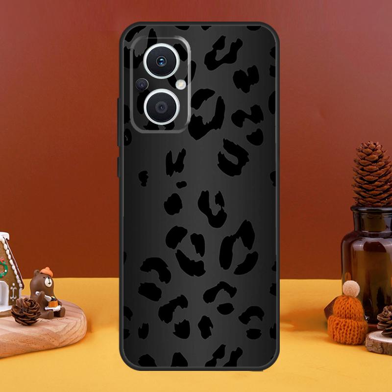 Leopard Print Black Cheetah Pattern Case For OPPO Reno 5 Lite 4 6 7 8 10 Pro 11 F 4Z 5Z 8T OPPO Find X2 X3 Lite X5 X6 Pro Cover
