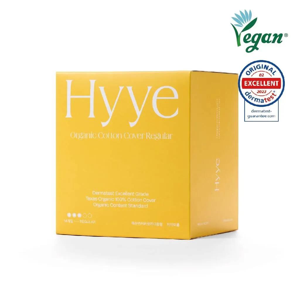 Hyye Cotton Cover Sanitary Pads #Medium 14P