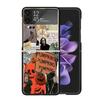 October Fall Halloween Spooky Pumpkin Clear Phone Case For Samsung Z Flip 7 6 5 4 3 Galaxy ZFlip7 ZFlip6 ZFlip5 ZFlip4 ZFlip3 5G