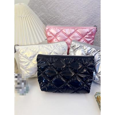 Wasserdichte Damen Make-up Tasche Handtasche Reise Kosmetikartikel Aufbewahrungsbeutel Elegant Quadratisch Reißverschluss Make-up Tasche Etui