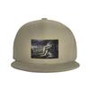 Emo White Wolf Sitting Sad Meme Baseball Caps Snapback Fashion Baseball Hats Casual Casquette Outdoor for Unisexs And Womens