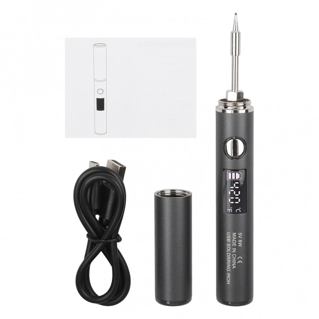Cordless Soldering Iron USB Powered Soldering Kit Efficient Heating Element